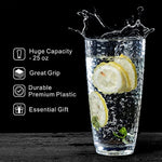 Unbreakable Plastic Tumbler Cups Set Of 6