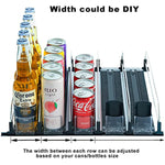 Self Pushing Soda Can Organizer For Refrigerator
