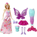 Dress Up Set With Candy Inspired Barbie Clothes And Accessories Like Fairy Wings And Mermaid Tail