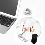 Quotes Marble Rose Gold Foil Print Mouse Pads Stylish Office Accessories 8In 1