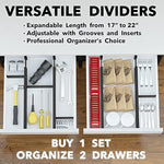 Adjustable Drawer Organizers for Home