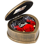 Mechanical Musical Box With Photo Frame Design For Valentine Day Gift