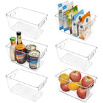 Food Storage Bins with Handle for Refrigerator