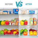 Set of 8 Fridge Storage Containers for Fridge