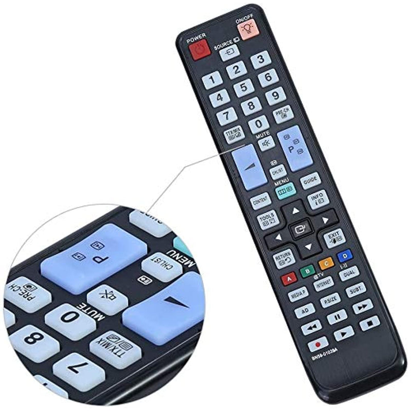 Awo Bn59 01039A Bn59 01042A Bn59 01041A New Replacement Tv Remote Control For Samsung Tv Ue37C6620Uk Le40C654M1W Ue40C6530Uk Ue40C6540Sk Ue40C6620Uk Ue46C6620Uk Ue32C6600 Ue37C6600 Ue40C6600 Ue46C6600