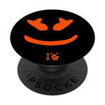 Angry Marshmallow Face Orange Grip And Stand For Phones And Tablets