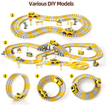 Construction Car And Flexible Track Playset