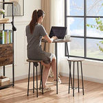 Round Bistro Sets With 2 Barstools