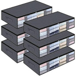 Under bed Storage Containers With Durable Handles For Clothes, Bedding and Toys