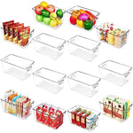 Food Storage Bins with Handle for Refrigerator