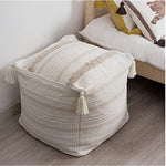 Braided Handwoven Casual Ottoman Pouf Cover
