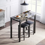 Breakfast Table With 2 Bar Stools