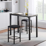 Breakfast Table With 2 Bar Stools