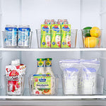 Clear Plastic Bins For Fridge, Freezer & Kitchen