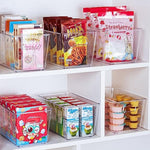 Food Storage Bins with Handle for Refrigerator