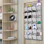 Large Fabric Pockets Hanging Shoe Rack