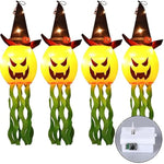 Halloween Decor Hanging Outdoor String Lights Glowing Pumpkin Witch Hat