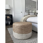 Traditional Cord Boho Pouffe For The Living Room