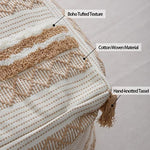 Braided Handwoven Casual Ottoman Pouf Cover