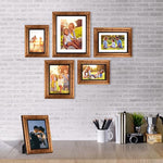 Rustic Retro Photo Frames With Tempered Glass Wall Mount Tabletop