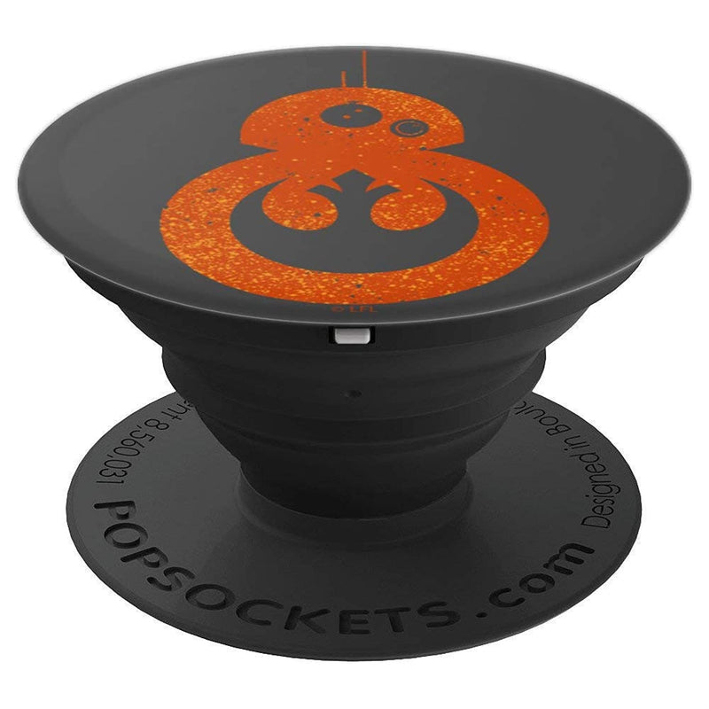 Star Wars Bb 8 Silhouette Fill Rebel Emblem Grip And Stand For Phones And Tablets