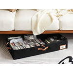 Under Bed Storage Containers with Zippers for Cloths & Blankets