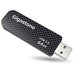 Gigastone V30 64Gb Usb 2 0 Flash Drive Retractable Sliding Design Pen Drive Carbon Fiber Style Thumb Drive Reliable Performance Durable