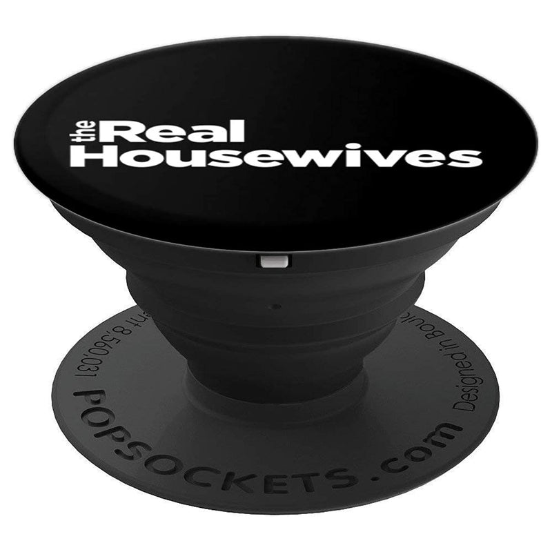 The Real Housewives Logo Black Popsocket Grip And Stand For Phones And Tablets