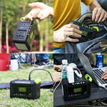 Camping Solar Generator With Lithium Battery Power
