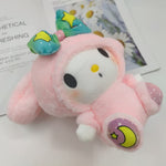 Adorable Pink Bunny With Bow Plushie Stuffed Toy