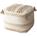 Braided Handwoven Casual Ottoman Pouf Cover