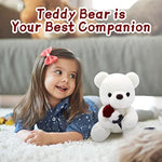 Valentines Day Teddy Bears Stuffed Animals With Rose Gift For Her