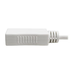 Tripp Lite 6In Mini Displayport 1 2A To Displayport Video Adapter Converter Cable 4Kx2K 60Hz M F 6 White P139 06N Dp V2B
