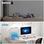 Mesh Desk File Organizer with Handle