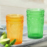 Glass Tumblers For Juice Beverages Cocktail Capacity 12 5Oz 370Ml Set Of 4