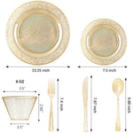 Disposable Dinnerware Set For Party Wedding Offices