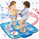 Touch Play Electronic Dance Pad With Led Lights For 3 4 5 6 7 8 9 Year Old Kids