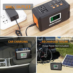Solar Generator With 2 110V Ac Outlet