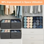 Drawers Organizer Grid Storage Box for Jeans, Pants, Sweater & T-shirts