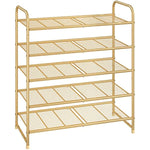 Expandable Adjustable Wire Grid Shoe Organizer
