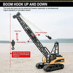 Rc Truck Crawler Tower Crane Hoist Dragline Die Cast Model Lifiting Cable