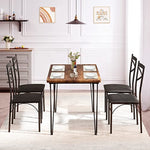 Breakfast Table With 2 Bar Stools