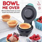 Mini Waffle Bowl Maker For Breakfast Burrito Bowls