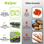 Multifunctional 13 In 1 Food Chopper With 8 Blades Carrot And Garlic Chopper With Container