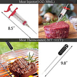 Stainless Steel Heavy Duty Bbq Tools With Glove And Corkscrew