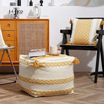 Braided Handwoven Casual Ottoman Pouf Cover