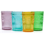 Glass Tumblers For Juice Beverages Cocktail Capacity 12 5Oz 370Ml Set Of 4