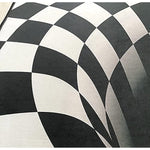 3D Checkered Illusion Clown Doormat