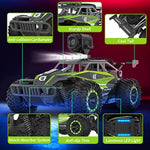 High Speed Monster Truck Rc With Led Chassis Light Headlights 2 4Ghz