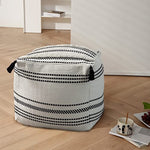 Braided Handwoven Casual Ottoman Pouf Cover